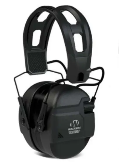 Digitální ochranná elektronická sluchátka Walker’s Recon - černá. Vhodná pro použití v hlučném prostředí, při sportovní i rekreační střelbě.